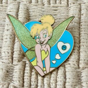 DISNEY 2007 Tinker Bell March Birthstone Heart Collection Pin